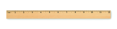 Logo trade advertising products picture of: Wooden ruler 30cm