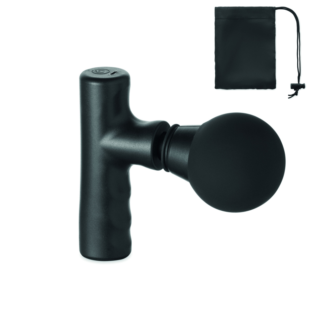 Logo trade business gifts image of: Massage gun in ABS