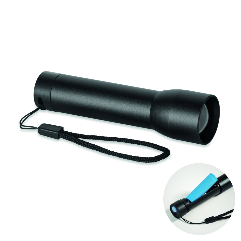 Logotrade promotional merchandise image of: Aluminium rechargeable torch