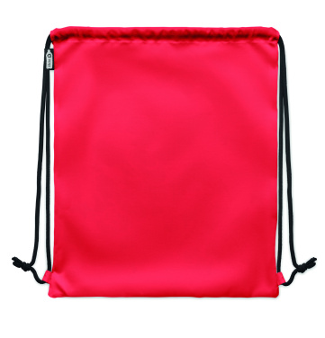 Logotrade promotional products photo of: Large drawstring bag 300D RPET