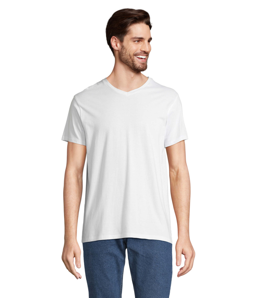 Logo trade promotional products image of: REGENT V  V-NECK T-SHIRT
