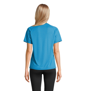 Logo trade business gift photo of: VORTEX WOMEN RAGLAN T-SHIRT