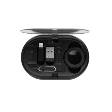 Logotrade promotional items photo of: Chargevix RCS rplastic Multi-functional 60W charging set