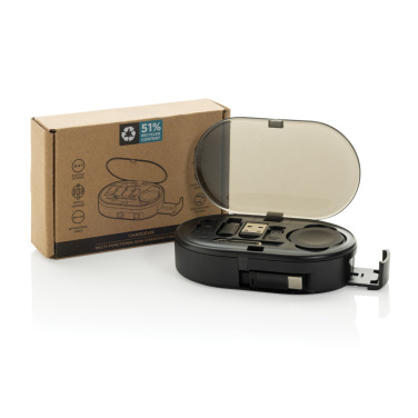 Logo trade promotional gifts image of: Chargevix RCS rplastic Multi-functional 60W charging set