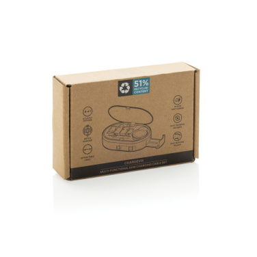 Logo trade promotional merchandise picture of: Chargevix RCS rplastic Multi-functional 60W charging set