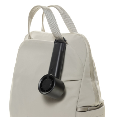 Logotrade corporate gift image of: Twist RCS recycled plastic re-chargeable portable fan