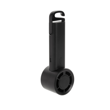 Logotrade business gift image of: Twist RCS recycled plastic re-chargeable portable fan