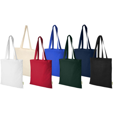 Logo trade promotional item photo of: Odisha 140 g/m² OCS organic tote bag 7L