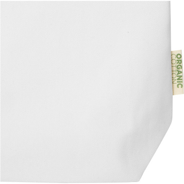 Logo trade promotional giveaways picture of: Odisha 180 g/m² OCS organic wide bottom tote bag 11L