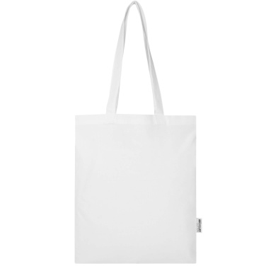 Logo trade advertising products picture of: Peru Blend 180 g/m² GRS recycled cotton tote bag 7L