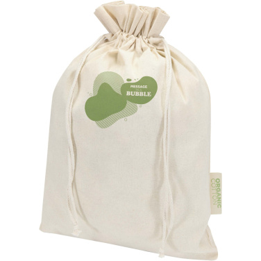 Logo trade promotional giveaways image of: Odisha 140 g/m² OCS organic gift bag - 42 x 30 cm