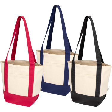 Logotrade promotional gift picture of: Sam 320 g/m² GRS recycled mini cotton tote bag