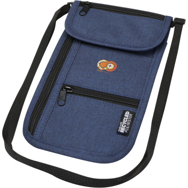 Logo trade promotional products image of: Ross GRS recycled smart travel pouch