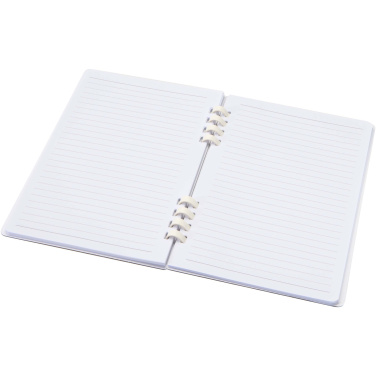 Logo trade promotional giveaways picture of: Fil A5 hard cover RCS recycled spiral notebook