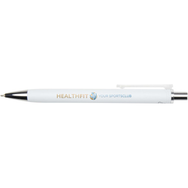 Logo trade promotional gifts picture of: Feld RCS recycled ballpoint pen with metallic finish (black ink)