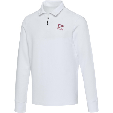 Logotrade advertising products photo of: Zeus long sleeve unisex half zip polo