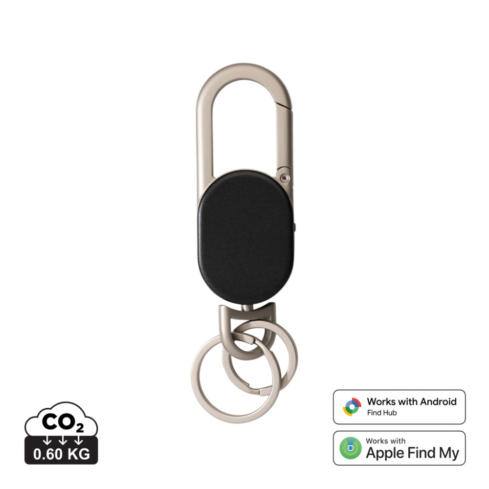 Logo trade promotional gifts image of: Keyfinder Dual keychain with worldwide locating