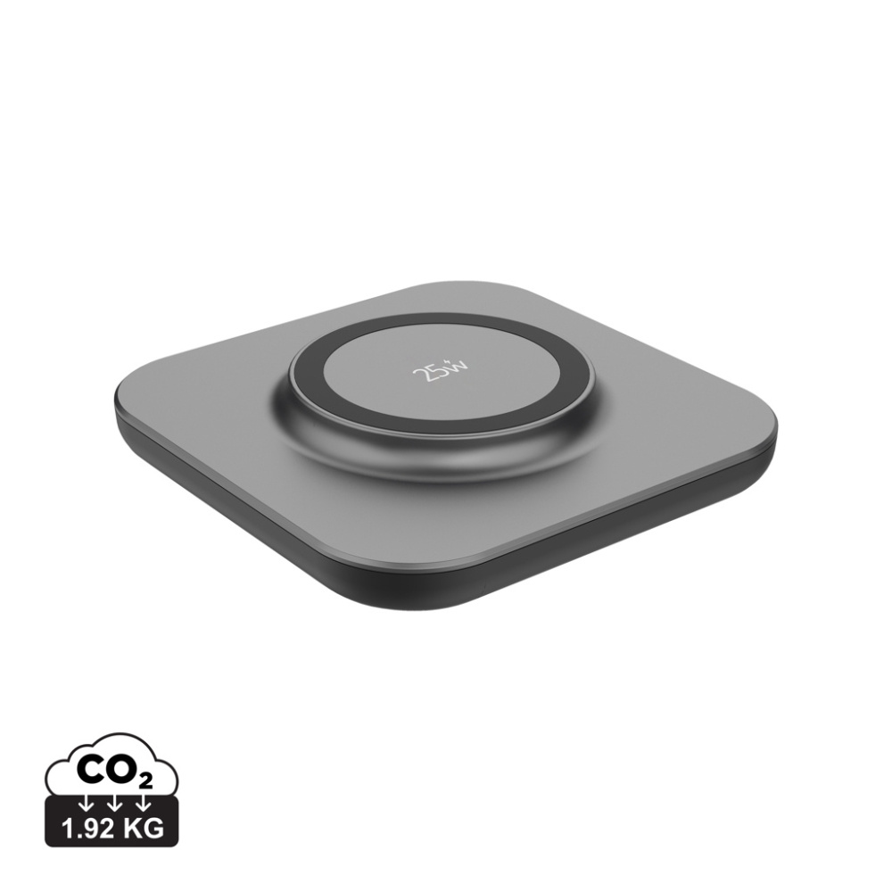Logotrade promotional merchandise image of: Quantum ultra-fast 25W magnetic wireless charging pad