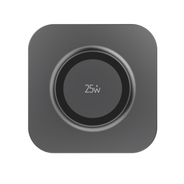 Logo trade promotional giveaway photo of: Quantum ultra-fast 25W magnetic wireless charging pad