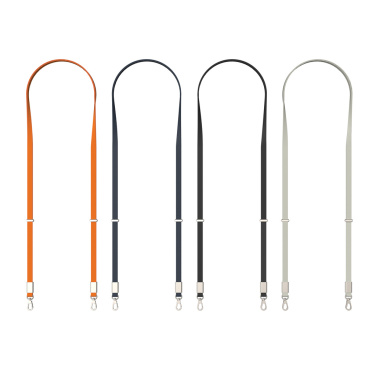 Logotrade advertising product picture of: Nivo RCS recycled PET Crossbody lanyard