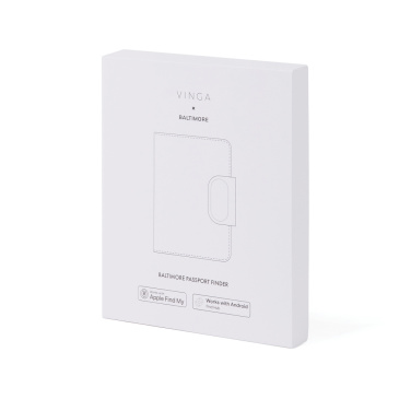 Logo trade promotional items picture of: VINGA Baltimore RCS Passport Cover With Finder Dual