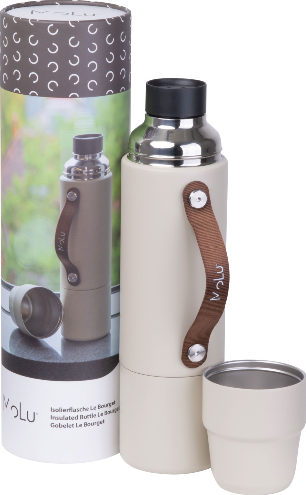 Logo trade promotional merchandise picture of: Insulated bottle Le Bourget MoLu