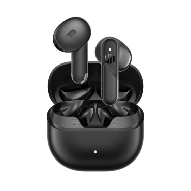 Logo trade corporate gifts image of: Urban Vitamin Santa Clara RCS plastic ENC earbuds