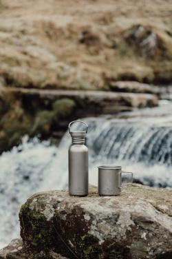 Logo trade promotional product photo of: Nordic Drift Trail Ultra Light Titanium 600ml Water Bottle