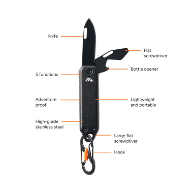 Logo trade promotional items picture of: Nordic Drift Adventure keychain tool