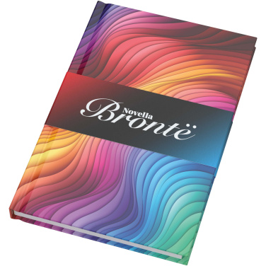 Logotrade promotional gifts photo of: Novella Brontë A5 glossy hard cover notebook - 100 sheets