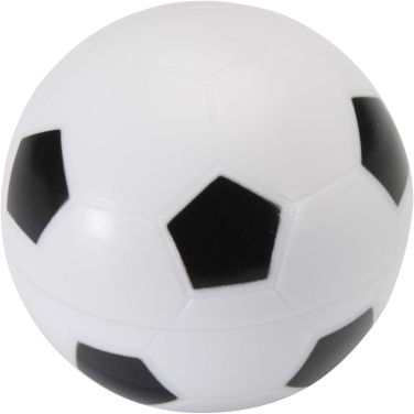 Logo trade promotional gift photo of: Zuri football-shaped vanilla lip balm with SPF 15