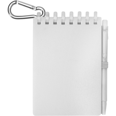 Logotrade promotional items photo of: Lig Mini recycled outdoor soft cover notebook and ballpoint pen set (black ink)