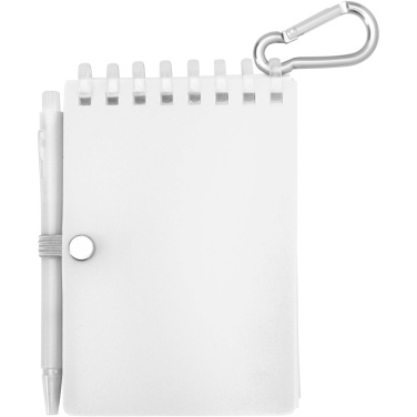 Logotrade promotional gift image of: Lig Mini recycled outdoor soft cover notebook and ballpoint pen set (black ink)