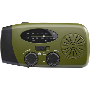 Logotrade promotional merchandise image of: Avior RCS recycled plastic emergency radio