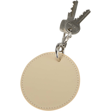 Logo trade advertising products image of: Resi Plus GRS recycled round charm keychain 