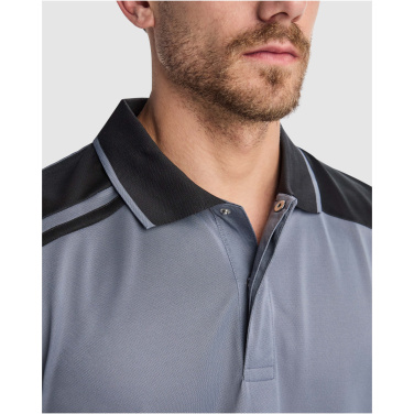 Logo trade promotional items image of: Samurai 160 g/m2 unisex antibacterial short sleeve polo 