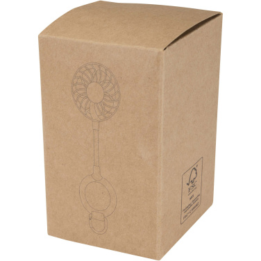 Logo trade business gifts image of: Ventio recycled plastic magnetic portable fan