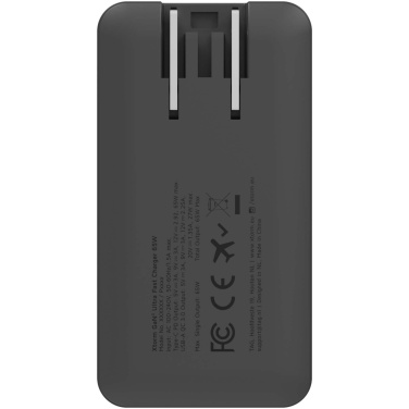 Logotrade promotional gifts photo of: Xtorm 65W fast travel charger with cable and travel case set