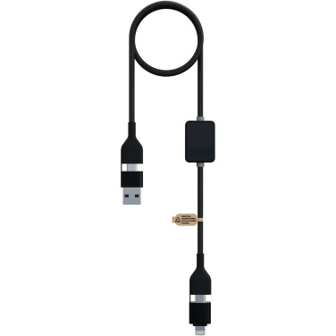 Logo trade corporate gift photo of: SCX.design C32 60W switch charging cable with light-up logo
