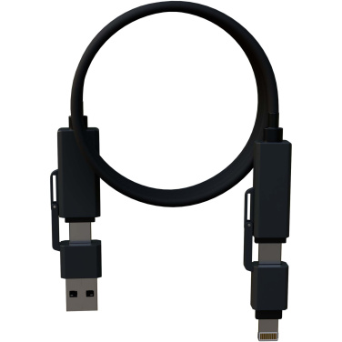Logotrade promotional item picture of: SCX.design C59 100W magnetic silicone charging cable