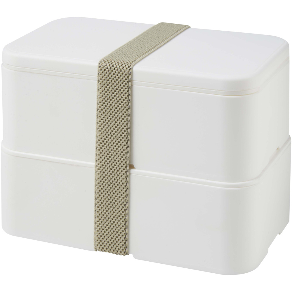 Logotrade promotional items photo of: MIYO POP 700+700 ml double layer lunch box
