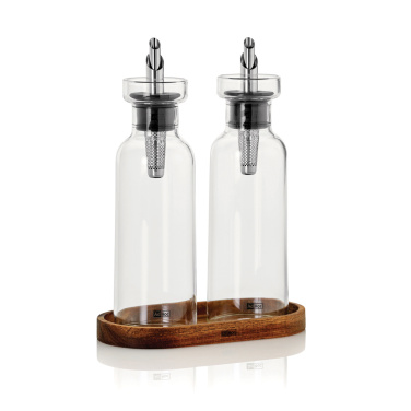Logo trade promotional merchandise picture of: AdHoc Menage AromaPour Oil and vinegar pourer set 300ml