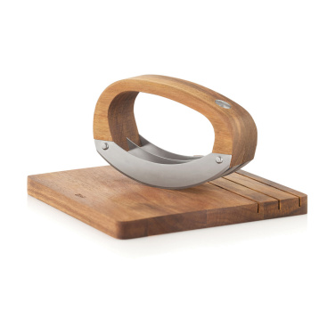 Logo trade promotional gift photo of: AdHoc RoccaVerde Chopping knife with chopping board