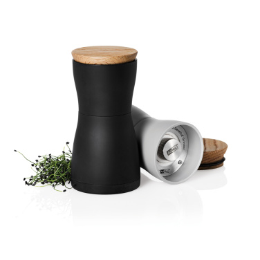 Logo trade promotional gifts image of: AdHoc Twin Salt and pepper mill set
