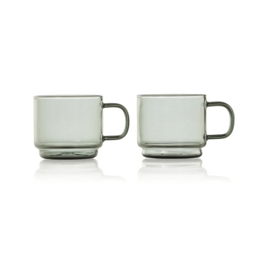 Logo trade promotional products image of: AdHoc Impact Espresso cups 70ml, 2 pcs set