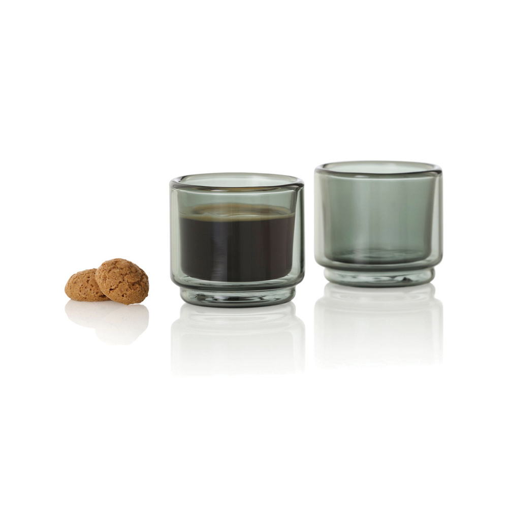 Logo trade promotional gifts picture of: AdHoc Impact Espresso mug 45ml, 2 pcs set
