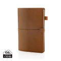 Daily Notes Binder 3 in 1 refillable PU notebook, brown
