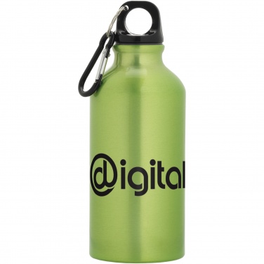 Logo trade firmakingid foto: Oregon 400 ml alumiiniumist veepudel karabiiniga