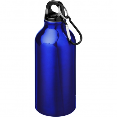 Logotrade reklaamtoote foto: Oregon 400 ml alumiiniumist veepudel karabiiniga