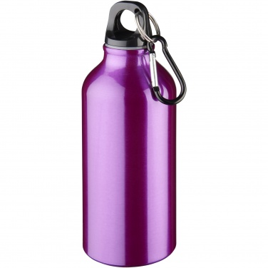 Logotrade meene foto: Oregon 400 ml alumiiniumist veepudel karabiiniga